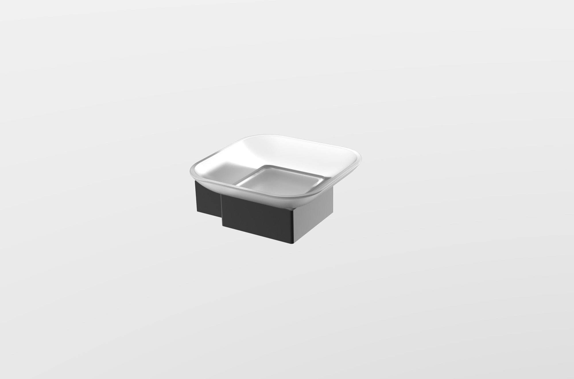 Denby Soap dish & holder - Matt Black (BT8017)